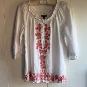The Webster at Target Embroidered Blouse size M